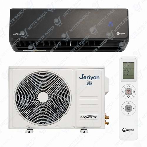 Jeriyan PRO Black 12.000 BTU Klima | Montaj Dahil | Nette Parça